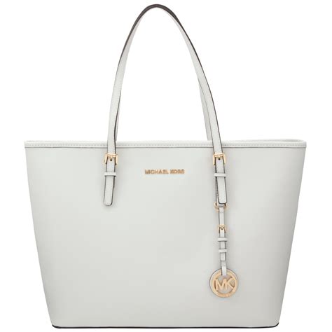 michael kors witte tassen|Women's White Totes .